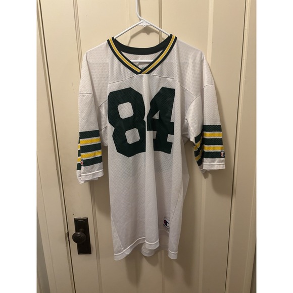 Champion Other - Sterling Sharpe Jersey Packers HOF Vintage Sz 48 XL Champion White Mesh